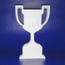 silueta trofeo copa futbol forma porexpan poliespan corcho blanco porex