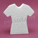 Camiseta de mujer de porexpan para decorar, poliespan para chuches