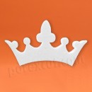 corona diadema de porexpan poliespan corcho blanco