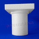 capitel base columna porexpan poliespan corcho blanco porex